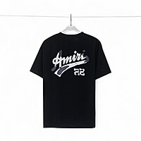 Playera Amiri Logo Script Estilo Deportivo Urbano