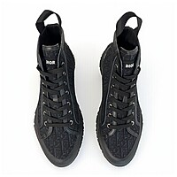 Dior B23 High-Top Black Oblique Sneaker