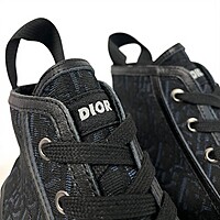 Dior B23 High-Top Black Oblique Sneaker