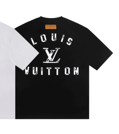 Playera Louis Vuitton LV Tipograf�a Cl�sica de Lujo