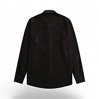 Camisa Louis Vuitton Monograma Tonos Oscuros de Lujo

