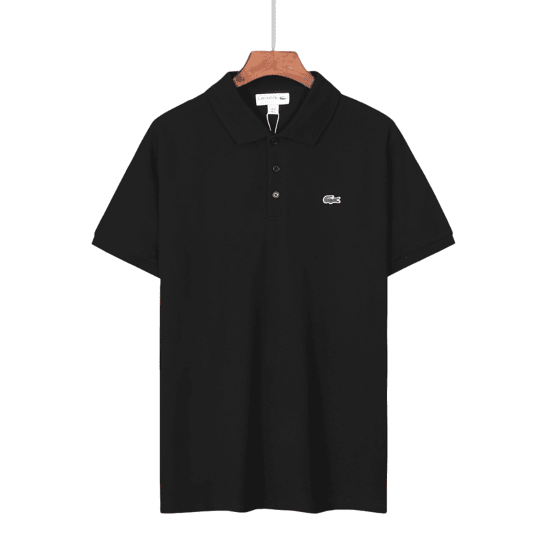 Playera Polo Lacoste Negra Cl�sica
