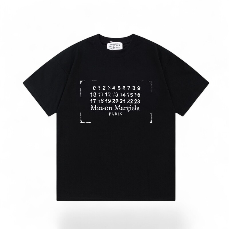 Playera Maison Margiela Logo Num�rico Minimalista Par�s